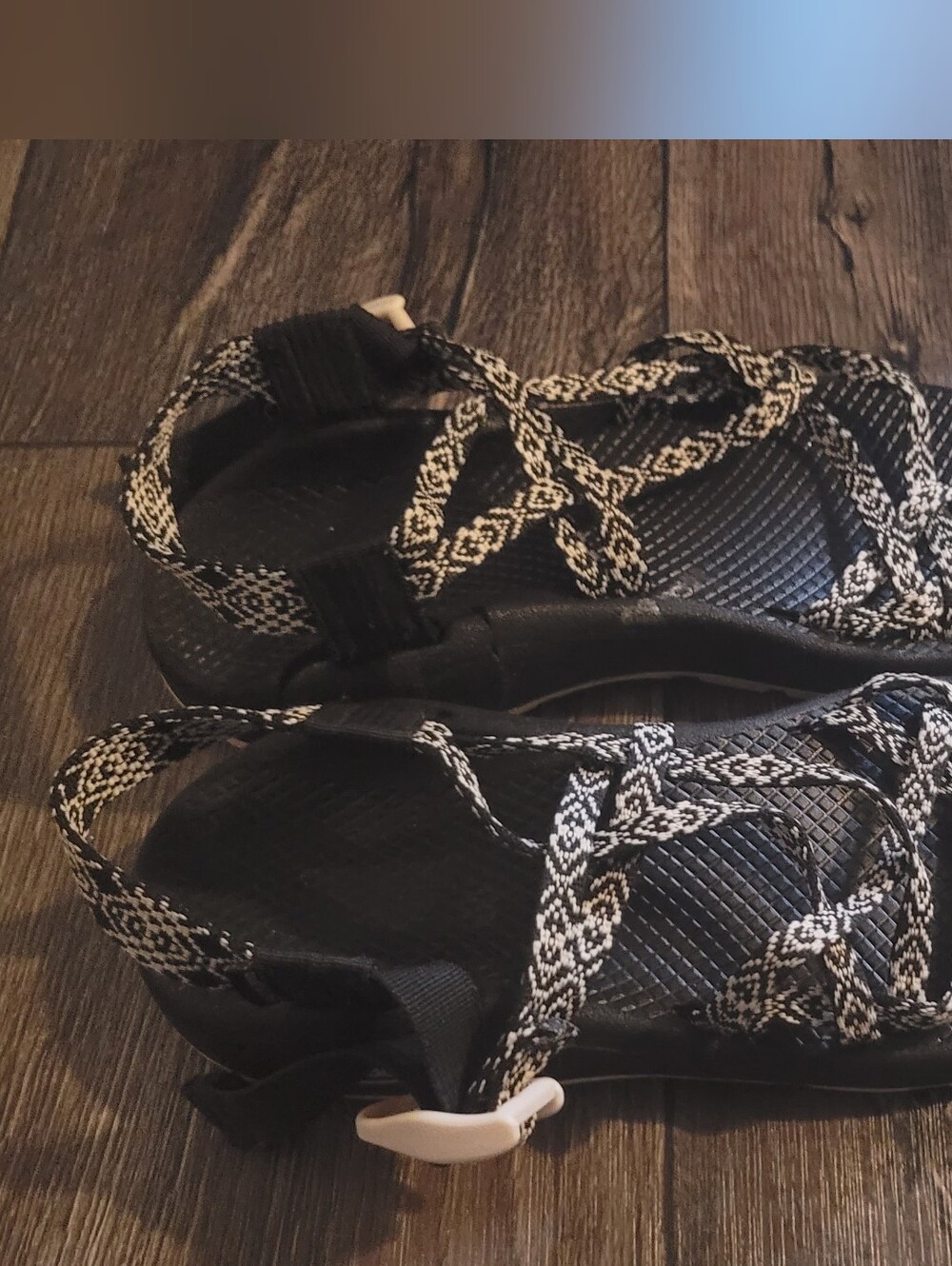 Women’s Chaco Black Braided Strap Sandals